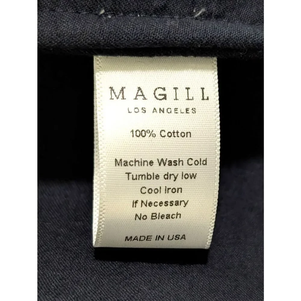 Archival Todd Magill Los Angeles Mens Navy Cotton Heavyweight Twill Shirt Jacket